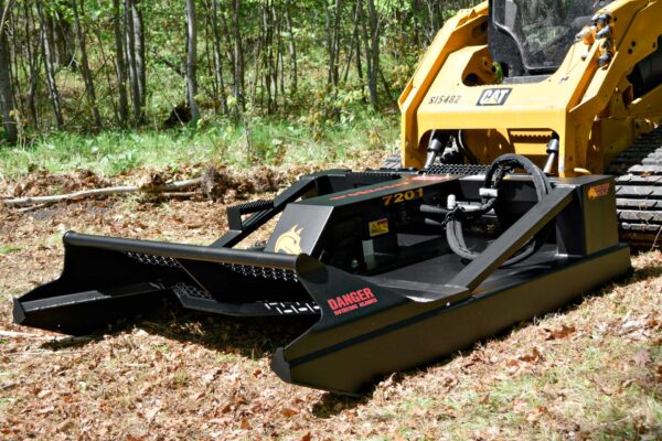 Brush Wolf Open Front / Heavy-Duty Brush Cutter Series | Cutting Width 66", 72" & 78" inches | Hydraulic Flow Range 10-40 GPM | For Skid Steer