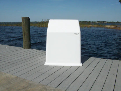 RIO MARINE CUSTOMS | Fiberglass Boat Console | Model CMCC07 | 31" W x 37" H x 31" D | Nida-Core Reinforced | For 18' to 24' Feet Boats