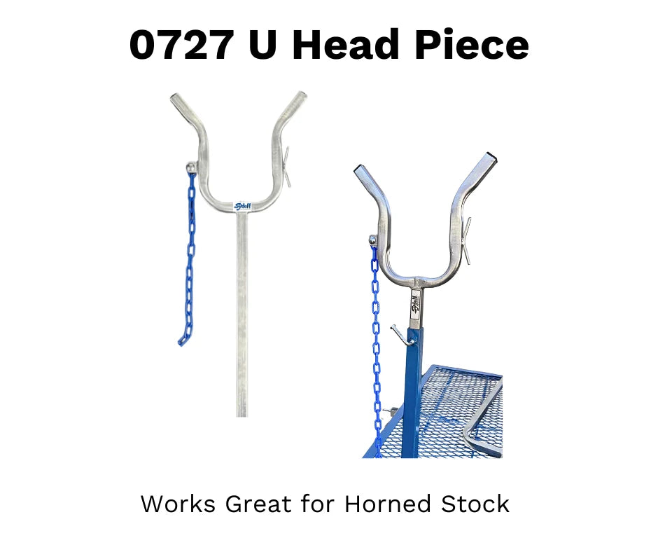 Sydell U Shaped Head Piece For Horned Stock | #0727 | For Sheep & Goat Handling