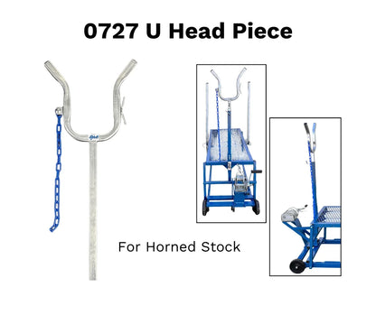 Sydell U Shaped Head Piece For Horned Stock | #0727 | For Sheep & Goat Handling