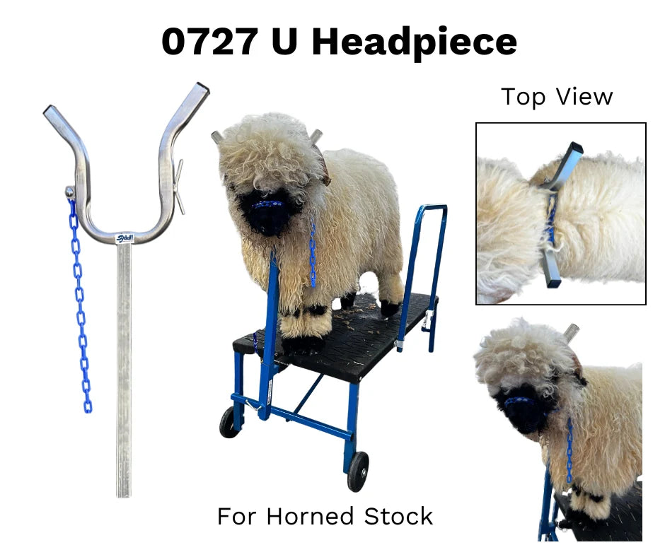 Sydell U Shaped Head Piece For Horned Stock | #0727 | For Sheep & Goat Handling