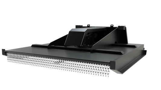 Top Dog Attachments Front Brush Cutter | HD Closed | Width: 66" to 78" | Oil Flow Range 10-26 GPM | For Skid Steers