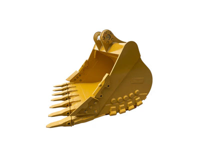 Bedrock Attachments Heavy-Duty Bucket & Adjuster GP | Model EB336DBHD-72-2.36 | Width 72-Inch | Capacity 2.36 CU M | Machine Size 30-40 Tons | For Excavators CAT 336