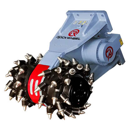 RockZone Rock and Concrete Grinder Attachment | Models G50, G60 & G125 | Width 41" To 59" | 40 To 150 Ton | For Excavators