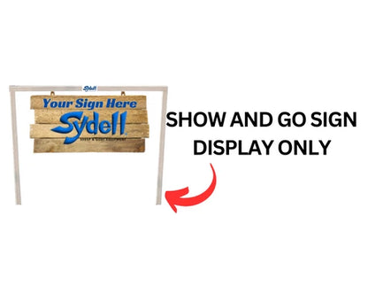 Sydell Show and Go Sign Display | #0739S | Portable | Zinc-Plated | For Sheep & Goats
