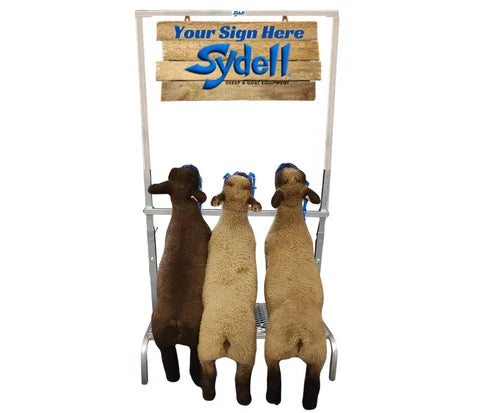 Sydell Show and Go Sign Display | #0739S | Portable | Zinc-Plated | For Sheep & Goats