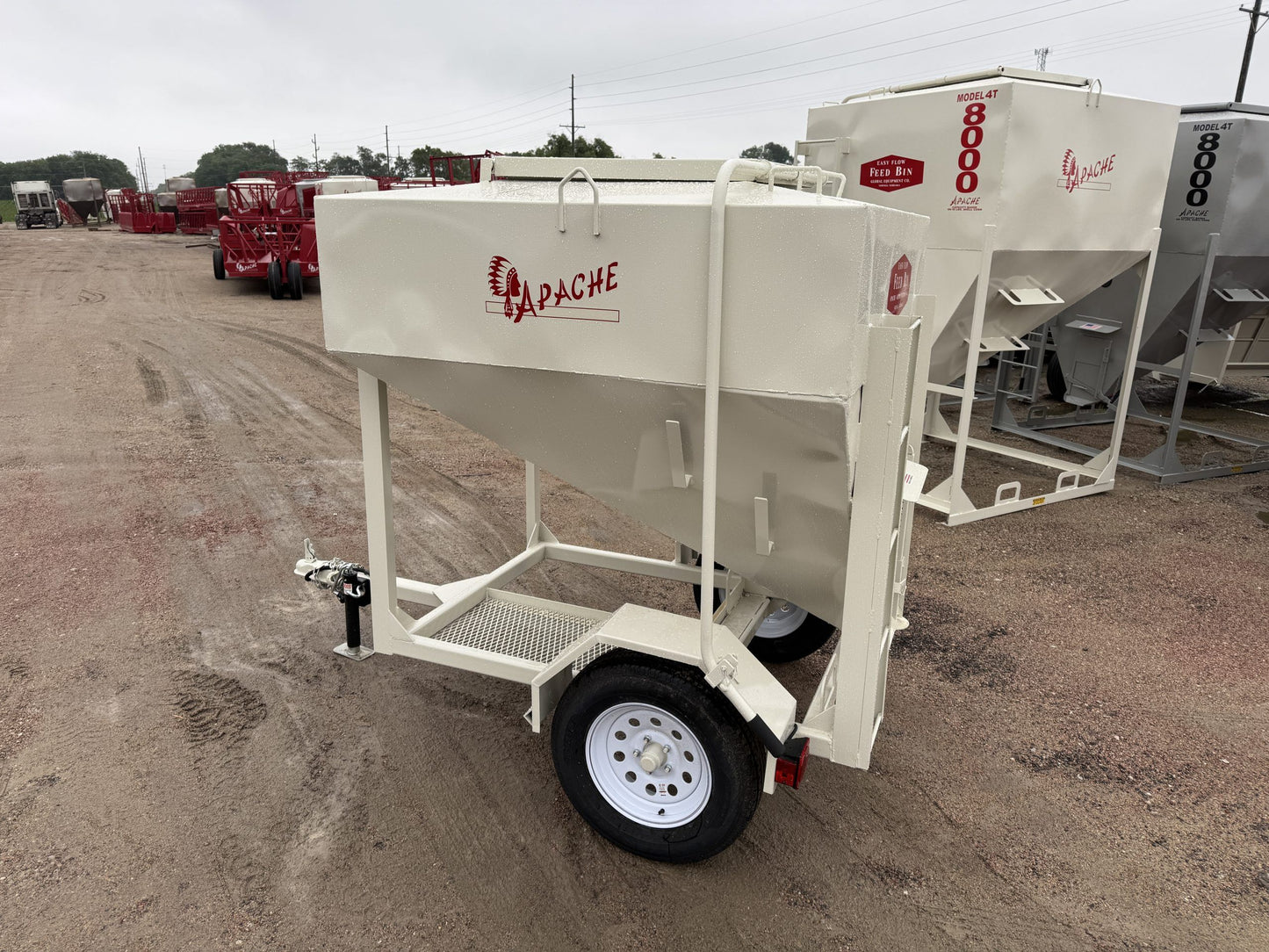 Apache Equipment 1.5 Ton  Feed Bin | Stationary & Portable | Heavy‑Duty Steel & Galvanized Steel
