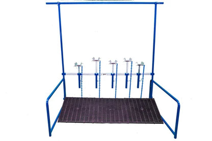 Sydell 5-Head Show Rail | #0740-5COMP / #0740-5 / #0741-5 / #0742 | Size 76" x 46" | For Sheep & Goats