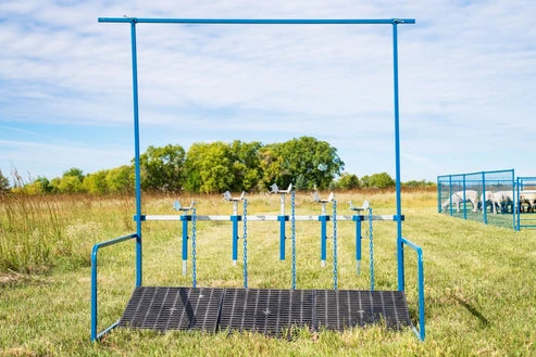 Sydell 5-Head Show Rail | #0740-5COMP / #0740-5 / #0741-5 / #0742 | Size 76" x 46" | For Sheep & Goats