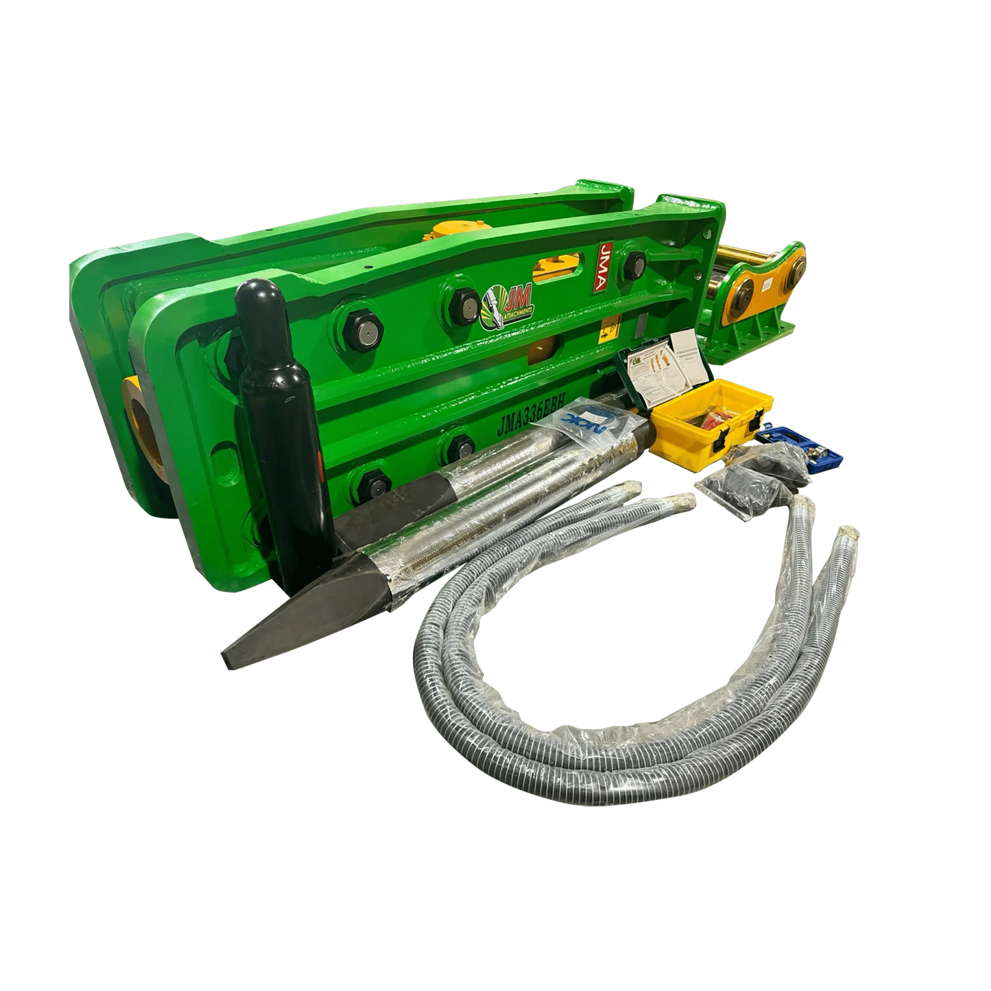 JMA Attachments Hydraulic Hammer | Energy Class 7,500 Joules | For 30 – 50 Tons Excavators