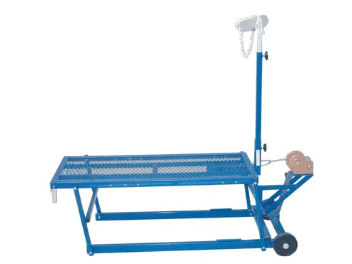 Sydell Winch Blocking Stand | #0750 | 20" x 48" Deck | For Adjustable Sheep & Goat Show Stand