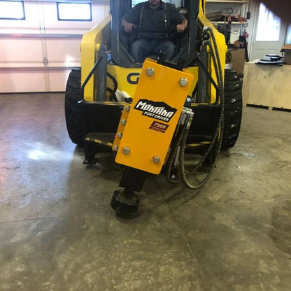 Montana | Post Driver | Models 400E, 750R, 1000E, 1500E | Height 41", 48" & 61" | Width 50" | Hydraulic Flow 7–27 GPM | For Skid Steers