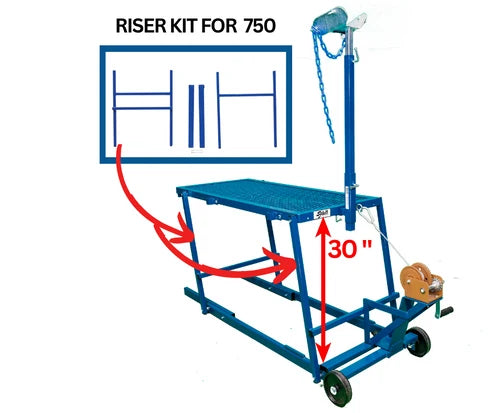 Sydell 30” Riser Kit | #0751 | 30” Height | 750A Winch Stand | For Sheep & Goat Fitting Stand