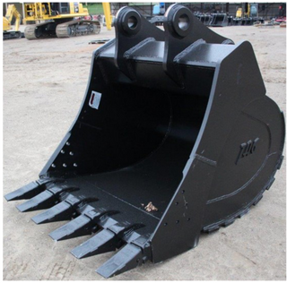 TAG Severe Duty Rock Bucket | Width 36"-84" | Machine Size 60-70 Ton | For Excavators