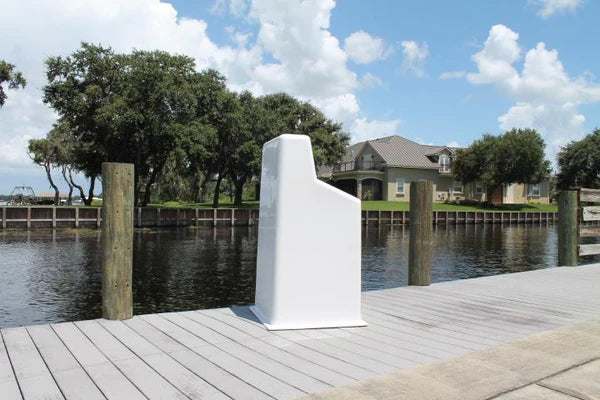 RIO MARINE CUSTOMS | Fiberglass Boat Console | Model CMCC03 | 24" W x 48" H x 24" D | Space-Saving Design | For 16' to 20' Feet Boats
