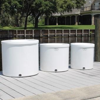 RIO MARINE CUSTOMS | Fiberglass Livewell | Model CMLW50 | 26.5" D x 24" H | 50 Gallon Capacity | For Fishing Enthusiasts