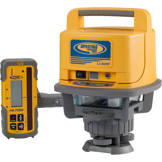 Spectra® Geospatial LL500 Laser Level with HL700 Laserometer
