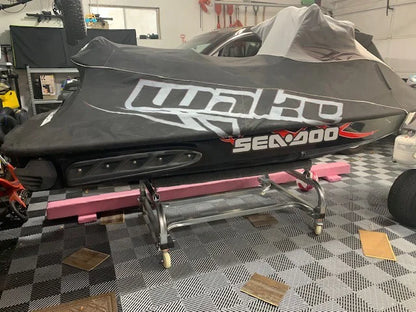 Black Widow Personal Watercraft Shore Dock | Model PWC-WINCH | Width 36" | 1,200 lb Capacity | For Jet Skis & Watercraft