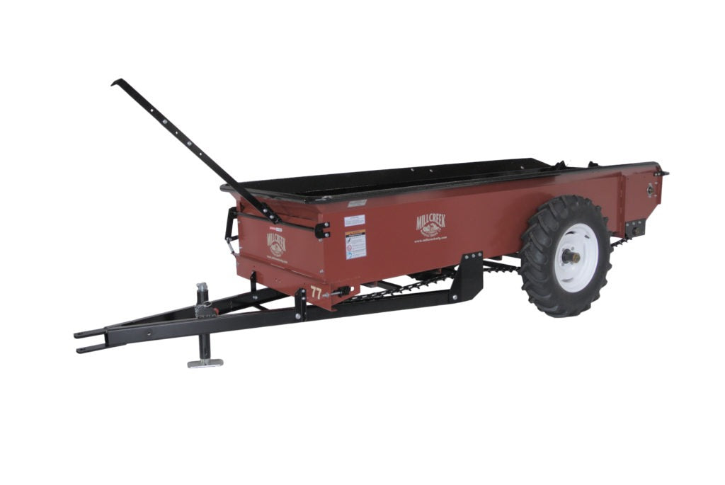 MILL CREEK MID-SIZED MANURE SPREADERS | 57-77 GROUND & PTO DRIVE MODEL  | FOR TRACTORS