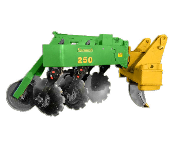 SAVANNAH 200" SERIES MOUNTED BEDDING PLOW WITH HIGH LIFT JUMP ARMS FOR TRACTOR