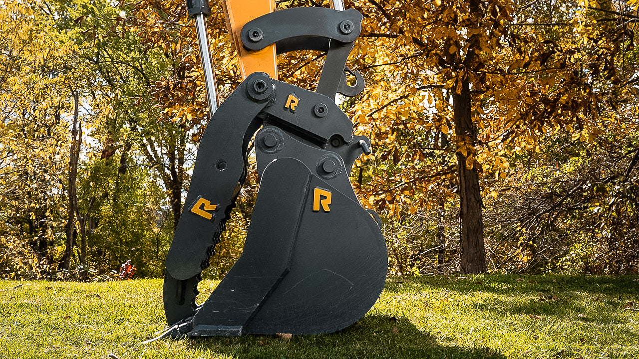 Rockland Mini Pin Mounted Thumb | Rotation Up-To 120 Degrees | Compatibility 2 To 7 Ton | For Mini Excavators