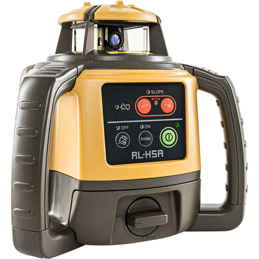Topcon RL-H5A Self-Leveling Laser Level with Rechargeable Battery and LS-80X Laser Sensor