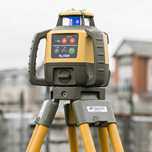 Topcon RL-H5A Self-Leveling Laser Level with Rechargeable Battery and LS-80X Laser Sensor