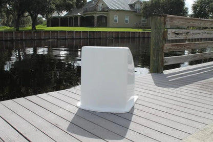 RIO MARINE CUSTOMS | Fiberglass Boat Console | Model CMCC00 | 23" W x 25" H x 25" D | Nida-Core Reinforced | For Small Skiffs