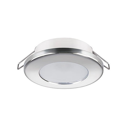 Quick Quick Ted C LED Light Stainless Steel Round Light, Round Bezel - Warm - 2W - IP40 [FASP3352X02CA00]