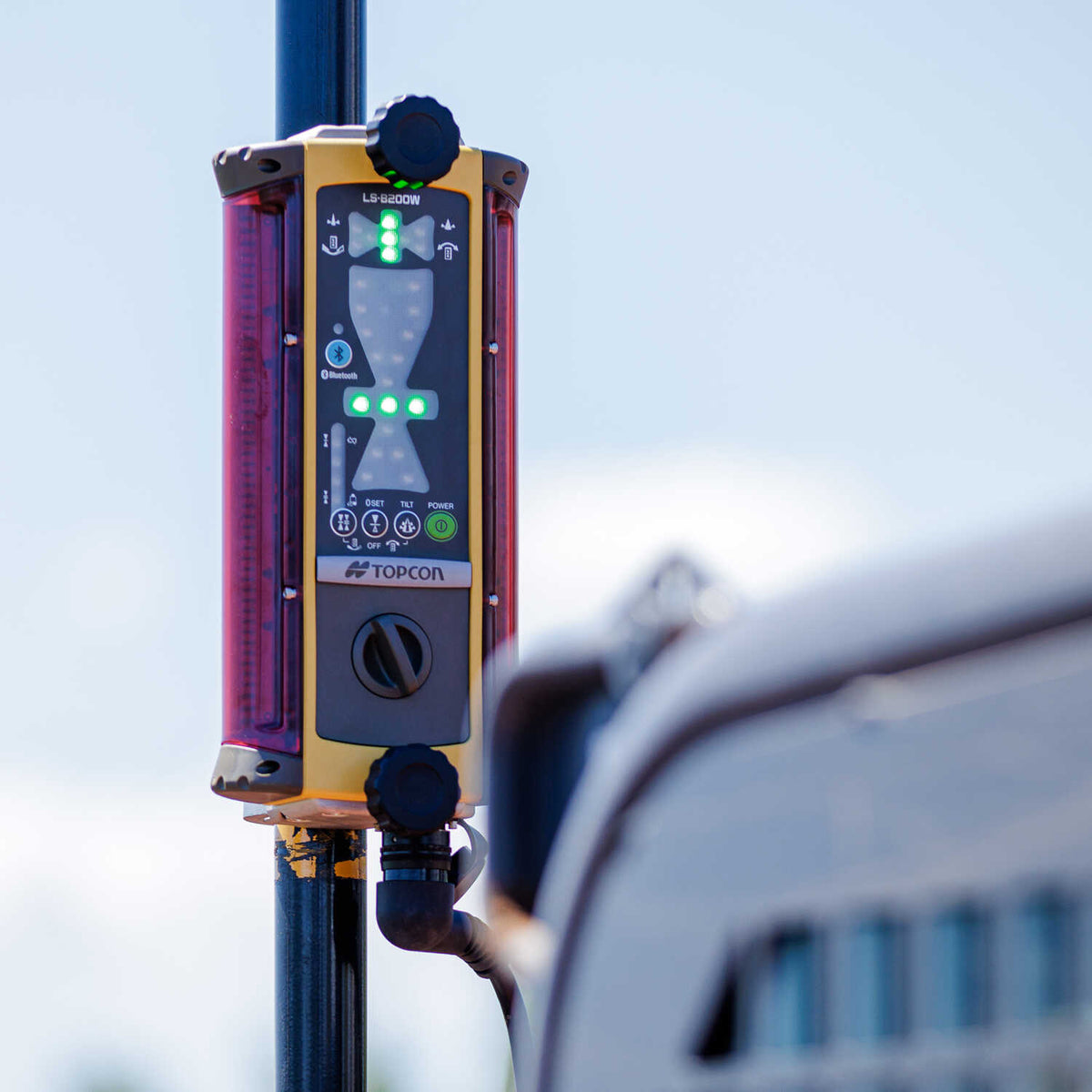 Topcon LS-B200 Machine Control Laser Receiver, LED Display, 800m Topcon LS-B200 Machine Control Laser Receiver, LED Display, 800m