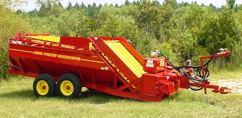 Lewis Brothers Chicken Housekeeper No-Dump | Models HK Series | Width 69 Inch | 135 To 175 Cu Ft Capacity | Horsepower 60 HP PTO | For Tractor