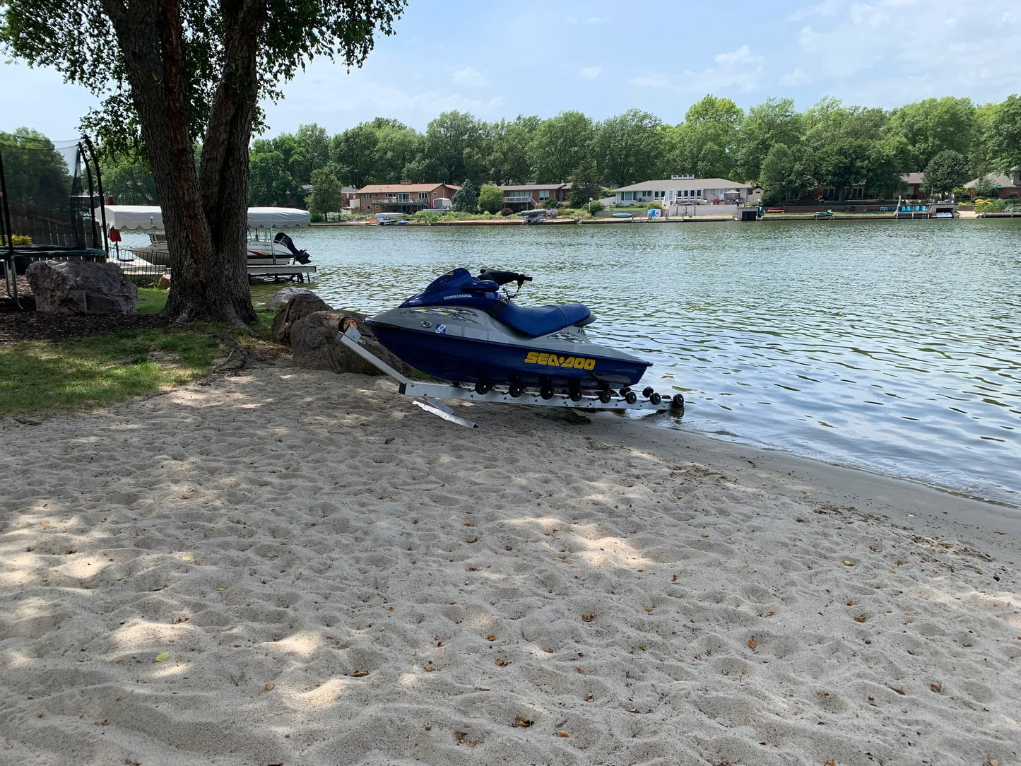 Black Widow Personal Watercraft Shore Dock Extension | Model PWC-EXT | 36" Width | 1,200 lb Capacity | For PWC Dock & Jet Ski Storage