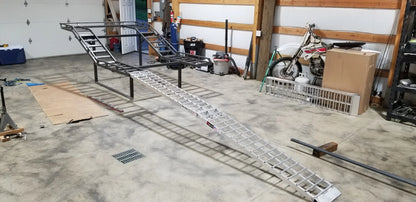 Black Widow Big Boy Folding Dual Runner ATV Ramps | Model MF2-14414-2000-2 | Size 12' L x 14" W | Capacity 2,000 lb. | Horsepower 4 To 90+ HP | For ATV, UTV & Golf Cart Loading