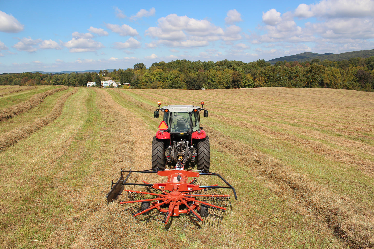 PEQUEA	HAY RAKE ROTARY RAKE 10' 8"-13' WORKING WIDTH FOR TRACTOR