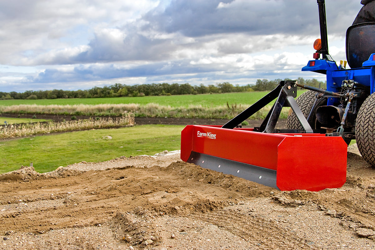 Farm King Box Blades Tractor 3PT Hitch |  84" Working Width | For Tractor