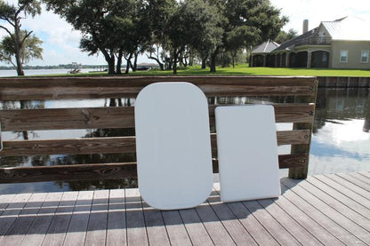 CM Marine Rough Water Poling Platform | Model RWPP01 | Size 33.5" x 22.5" | TIG‑Welded Aluminum | For Universal Skiff & Flats Boats