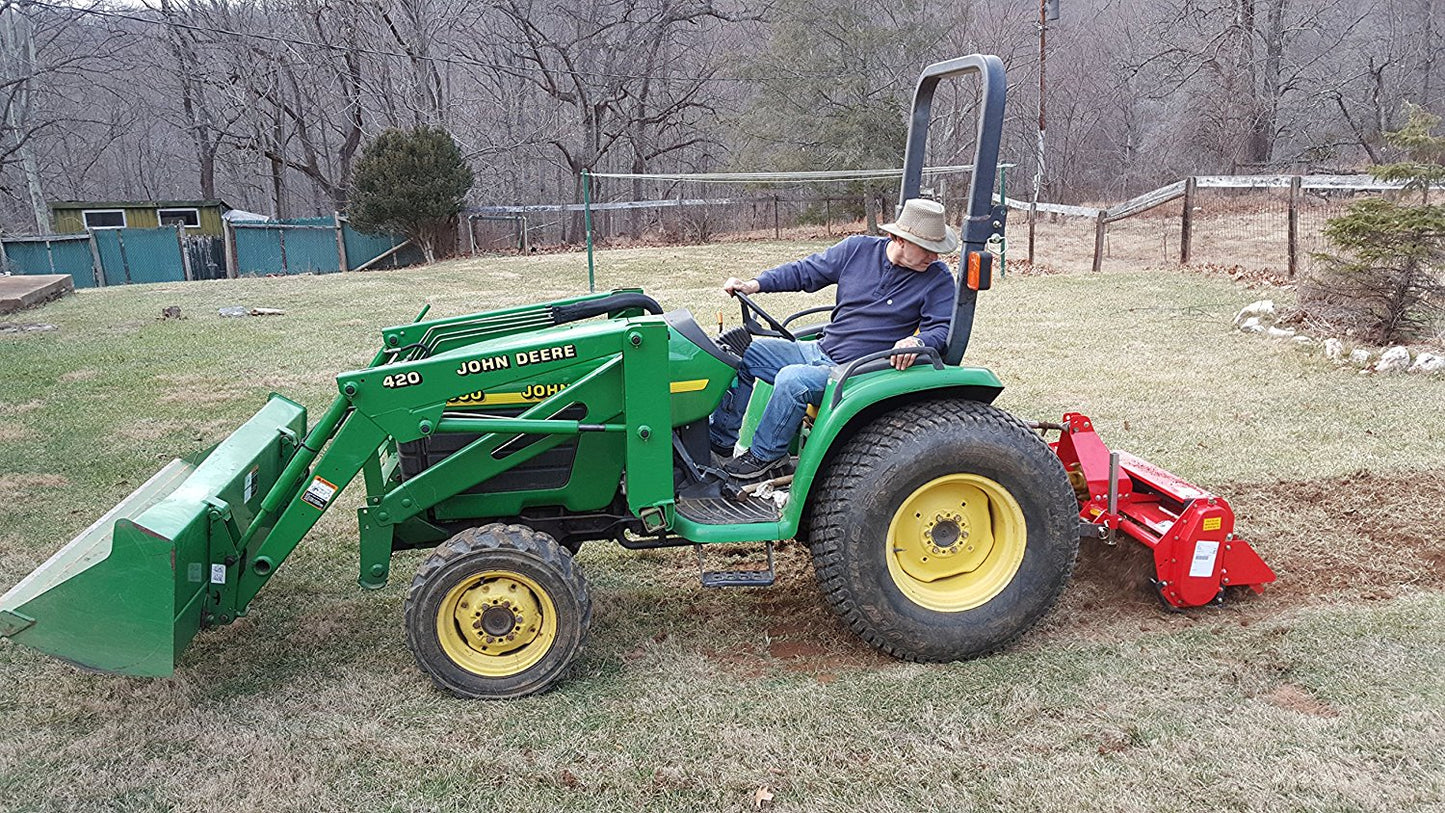 Farmer Helper FH-TL Standard Duty Tiller | 33" to 53" Working Width | 12-40HP PTO for Tractor