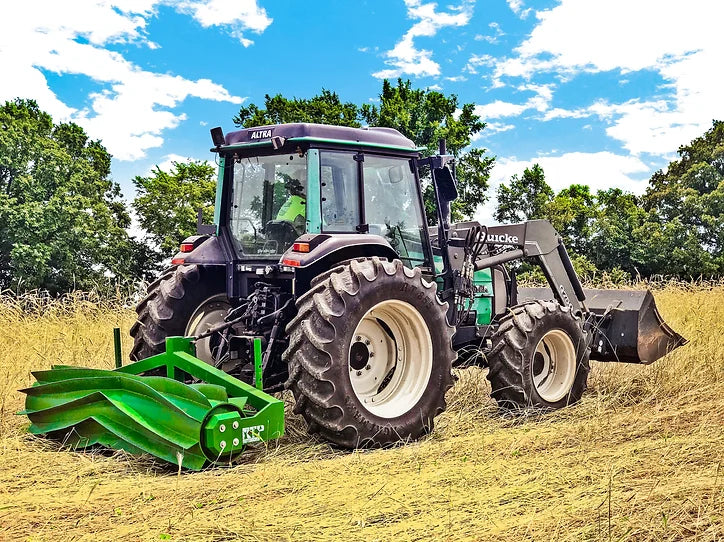RTP Outdoors Goliath Roller Crimper | Model Goliath-10 | Drum Width 126" inches | Horsepower 50 HP | For Tractors