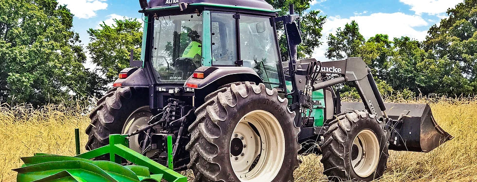 RTP Outdoors Goliath Roller Crimper | Model Goliath-10 | Drum Width 126" inches | Horsepower 50 HP | For Tractors