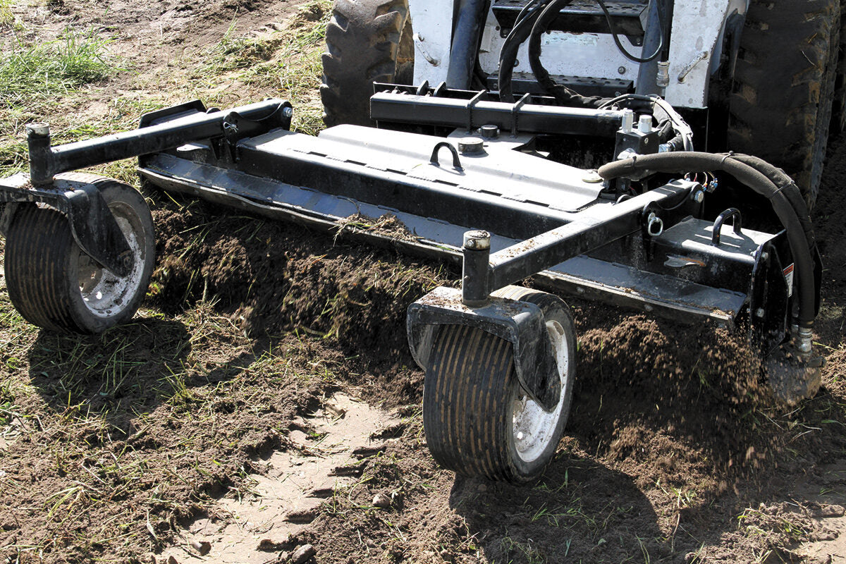 Erskine Industrial Soil Conditioner | FSC Series | Rotor Width 72", 84" & 96" | 15 – 41 GPM | For Skid Steers