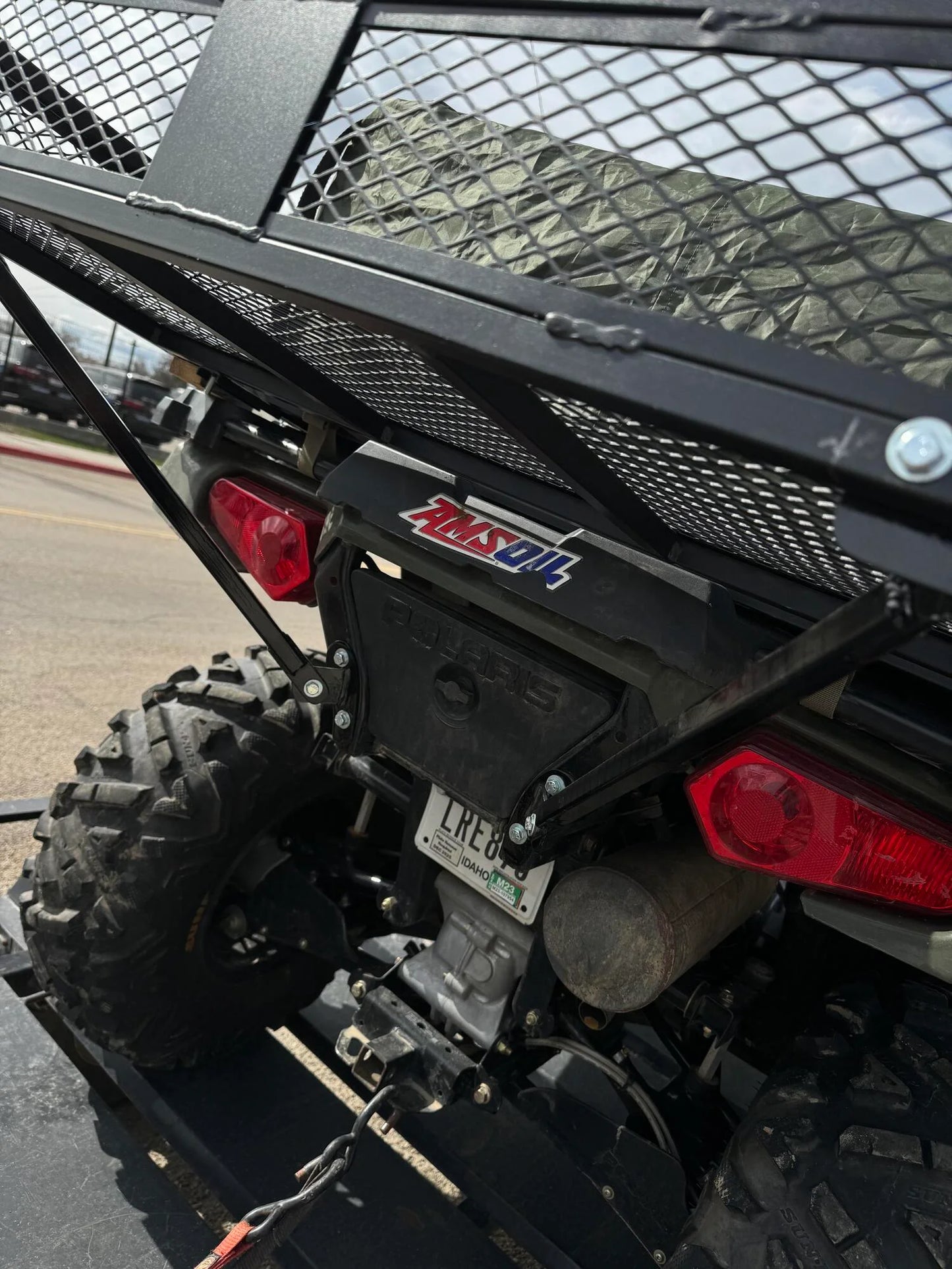 Black Widow Universal Deluxe Steel Mesh ATV Rear Rack Basket | Model ATVRB-1005 | Size 41" x 26.5" | Horsepower 4 To 90+ HP | For ATV