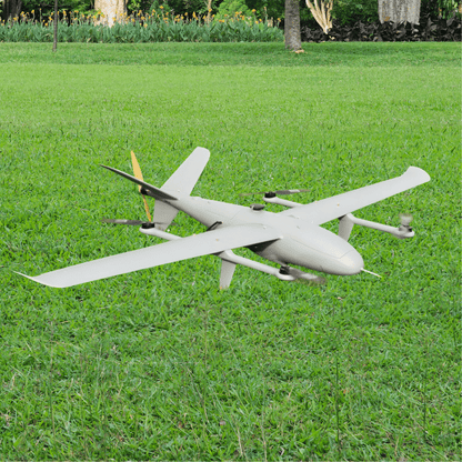 AeroStar Dynamics VTOL UAV Drone | Model VTOL-EVR-8 | Wingspan 2500 mm | Flight Endurance 12+ Hours | Payload 45+ kg | For Agricultural, Surveillance & Commercial