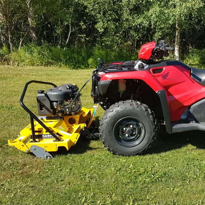 RAMMY 48" ATV BRUSH CUTTER 120 WITH HARDENED FLAIL STYLE GRASS BLADES