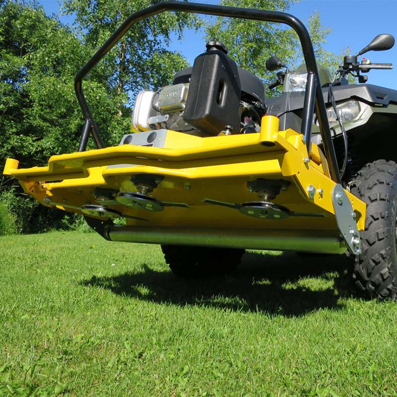 RAMMY 48" ATV BRUSH CUTTER 120 WITH HARDENED FLAIL STYLE GRASS BLADES