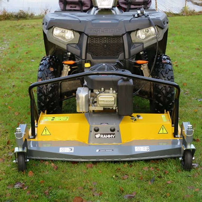 RAMMY 48" ATV LAWN MOWER 120 WITH HARDENED FLAIL STYLE GRASS BLADES & 344cc ENGINE