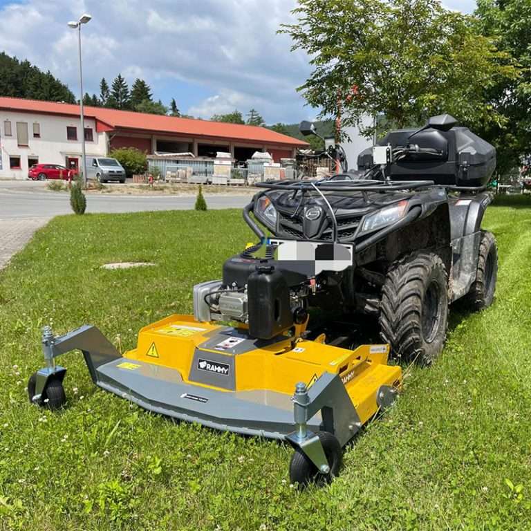 RAMMY 48" ATV LAWN MOWER 120 WITH HARDENED FLAIL STYLE GRASS BLADES & 344cc ENGINE