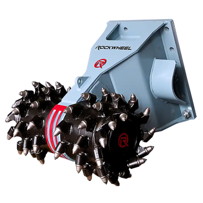 RockZone Rockwheel Twin Drum Cutters | Model D20 & D30 | Width 42" - 46" | Machine Size 17 - 42 Tons | For Excavators
