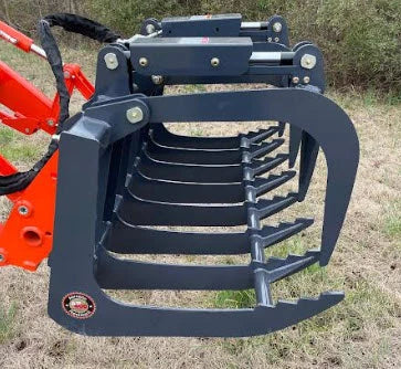 Farm-Maxx 54" to 72" Multiple Width Root Grapple With Dual Cylinders For Tractor