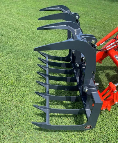 Farm-Maxx 54" to 72" Multiple Width Root Grapple With Dual Cylinders For Tractor