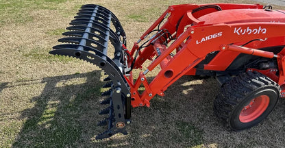 Farm-MAXX 62"-68" and 74" Heavy Duty Rake Grapple With Hydraulic Cylinder | Upto 60-80 HP | For Tractor